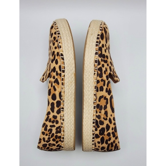 Dr. Scholl's BE Energized Leopard Print Espadrilles Slip On Shoes Sz 10 - Picture 5 of 11